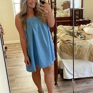 target blue shift dress
